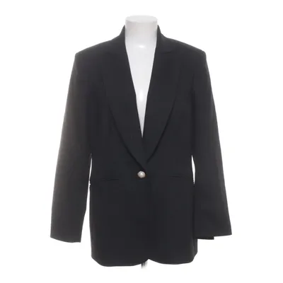 Blazer (Black) from Ida Sjöstedt Elastane, Metallic fiber, Polyamide, Polyester, Viscose, Wool