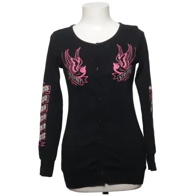 Cardigan (Sort, Pink) fra Liquor Brand Bomuld