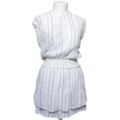 Kjole (Hvid, Blå, Brun) fra Rails Linned, Metallfiber, Viscose