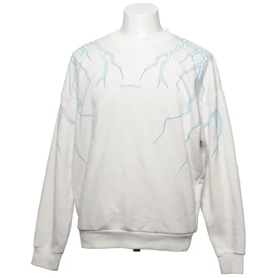 Sweatshirt (Wit, Blauw) van Black Squad Katoen, Polyester