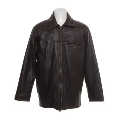 Läderjacka (Brun) Polyester, Skinn