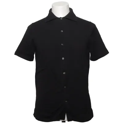 Chemise à manches courtes (Noir) de Suitsupply Coton, Soie
