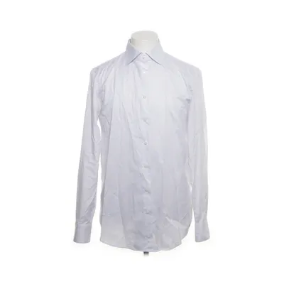 Shirt (Wit, Blauw) van Suitsupply Katoen