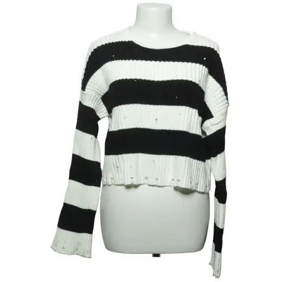 Trui (Zwart, Wit) van Fame Katoen, Viscose