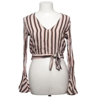 Wikkelblouse (Zwart, Beige, Bruin) van Even & Odd