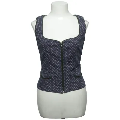 Vest (Blå, Hvid, Flerfarvet) fra Almsach Bomuld, Polyester, Uld