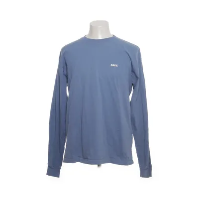 Långärmad t-shirt (Blå, Vit) från Obey Bomull