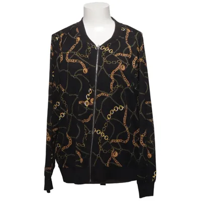 Bomber jacket (Black, Gold) from Sweet Lemon Elastane, Polyester
