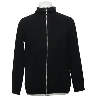 Cardigan (Noir) de H&M Man Coton, Polyester
