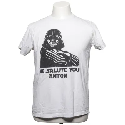 T-shirt (Hvid, Sort) fra Upperdeck Bomuld