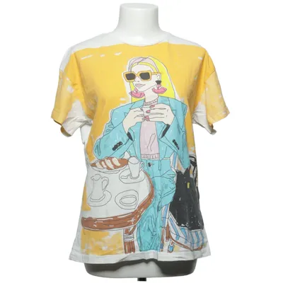 T-shirt (Wit, Geel, Meerkleurig) van Blossom Katoen