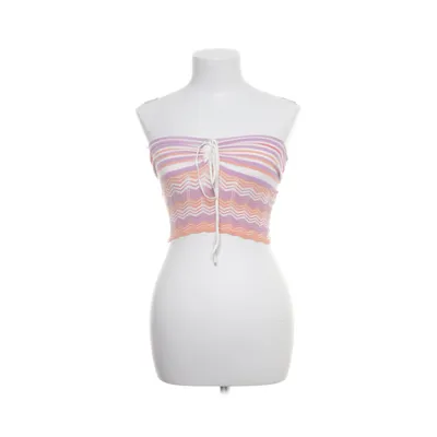 Crop top (Lila, Orange, Vit, Flerfärgad) från Bershka Polyester, Viskos
