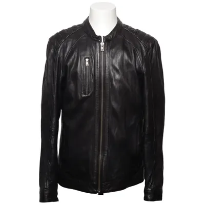Veste en cuir (Marron) de J.F.M