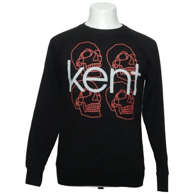 Sweatshirt (Zwart) van Kent Katoen, Polyester