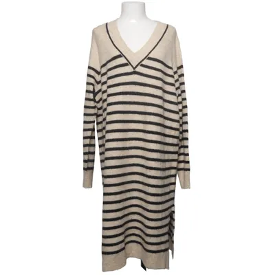 Klänning (Beige, Svart) från Kaffe Akryl, Elastan, Polyamid, Återvunnen polyester, Ull