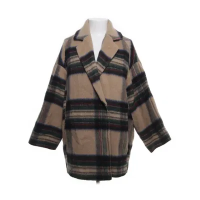 Mantel (Beige, Mehrfarbig) von H&M Trend Wolle, Polyamid, Polyester