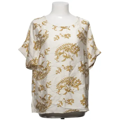Top (White, Brown) from C'FLO Nylon, Viscose