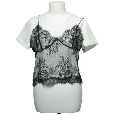 Top (Black, White) from Shein Polyamide