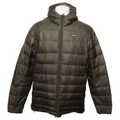 Down jacket (Green, Beige) from Patagonia Down, Feather, Recycled polyester