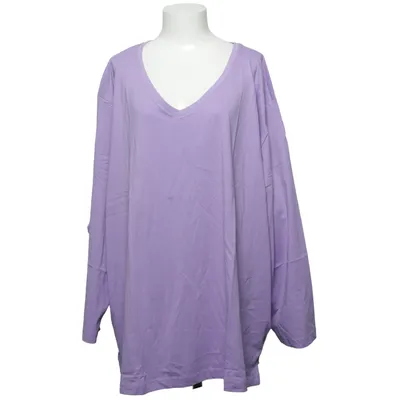 T-shirt à manches longues (Violet) de Ulla Popken Coton