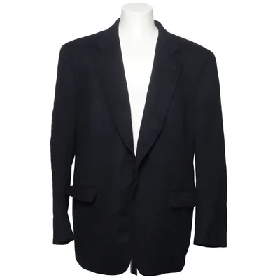 Blazer (Zwart) van Corneliani Cupro, Wol