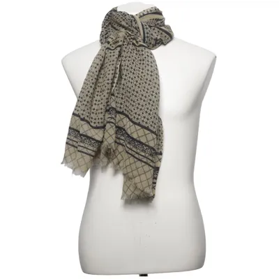 Sjaal (Beige, Zwart) van Father & Sons Wol