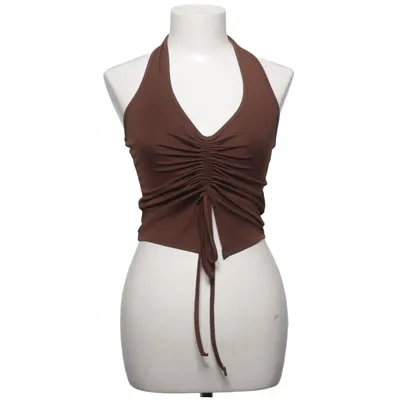 Halternecktopp (Brun) från Bik Bok Elastan, Polyester