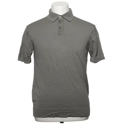Polo (Gris) de SANDÖ Coton, Soie, Tencel