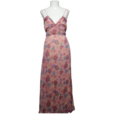 Maxi dress (Pink, Purple, Multicolored) from Mango Polyester