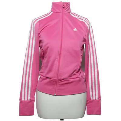 Träningsjacka (Rosa, Vit) från Adidas Polyester