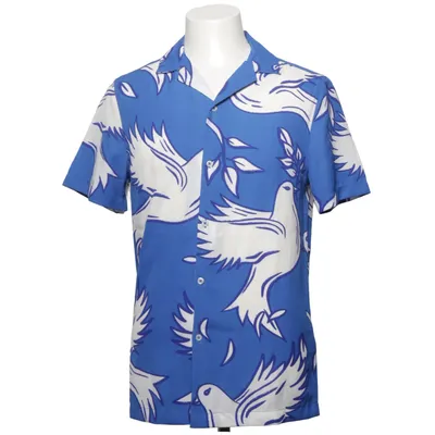 Kortärmad skjorta (Blå, Vit) från ASOS Design Polyester
