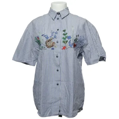 Short sleeve shirt (Blue, White) from Nadine H
