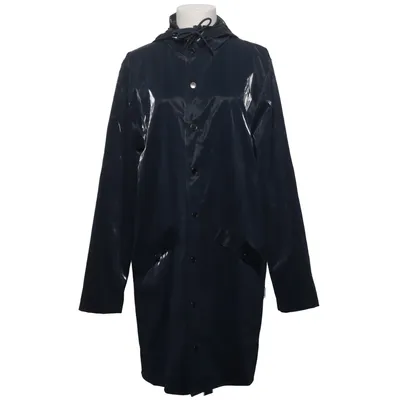 Manteau imperméable (Bleu) de Rains Polyester, Polyuréthane