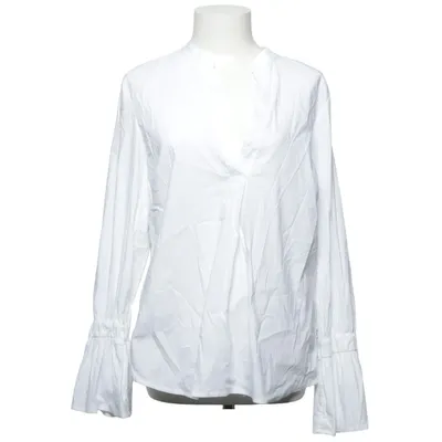 Blouse (White) from Lulu Cotton, Elastane, Polyamide