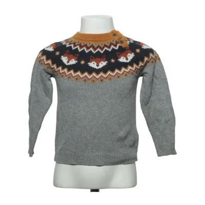 Sweater (Gray, Brown, Multicolored) from Lindex Kids Acrylic, Cotton, Polyester, Viscose, Wool