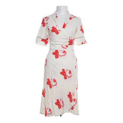 Wrap dress (Beige, Multicolored) from Ganni Viscose