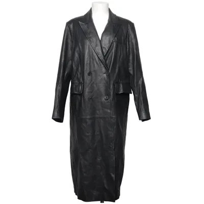 Läderkappa (Svart) från Meotine