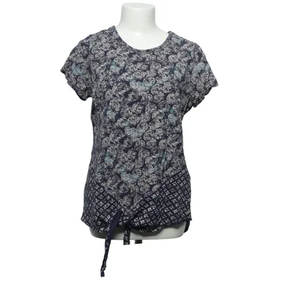 Top (Blauw, Wit) van Mira Katoen