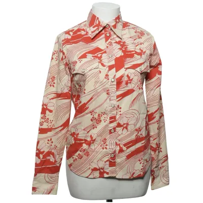 Shirt (Red, Beige) from Filippa K Cotton, Polyester