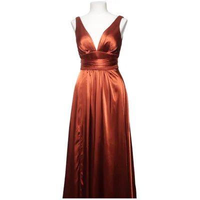Aftonklänning (Brun) från Evita Polyester