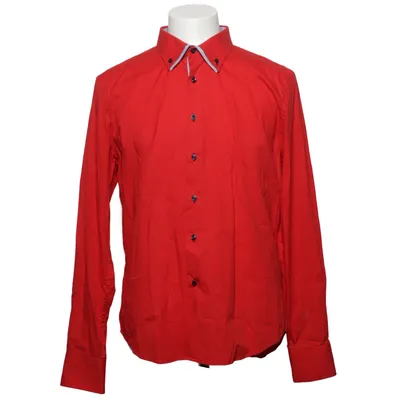 Chemise (Rouge) de Re Camicia Coton, Élasthane