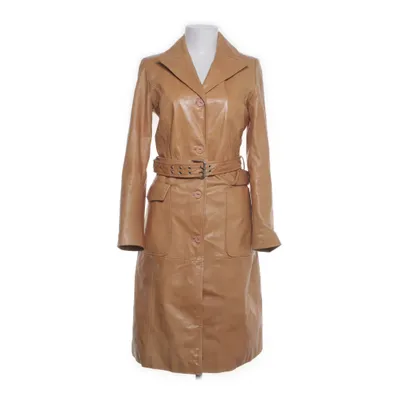 Leather coat (Brown) from Roco Baroco