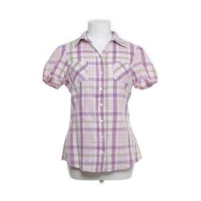 Short sleeve shirt (White, Purple, Multicolored) from TCM Cotton