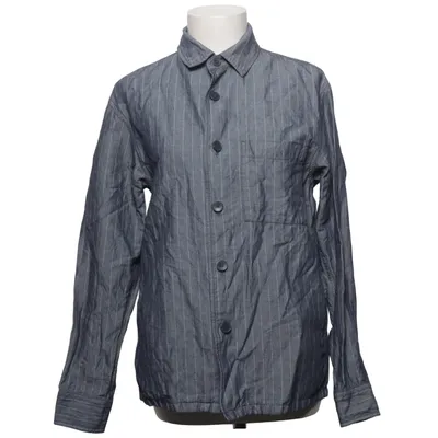 Skjorta (Blå) från Uniqlo Bomull, Linne, Polyester