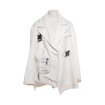 Cardigan (White) from Black Cotton, Polyamide