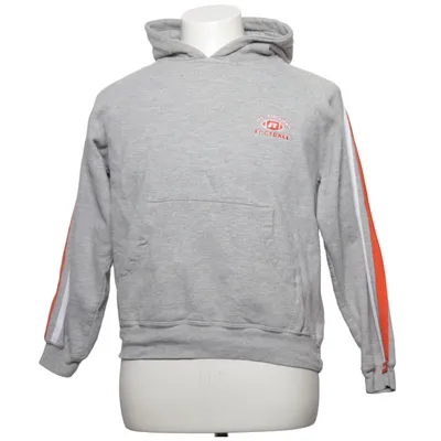 Huvtröja (Grå, Orange) från Russell Athletic Bomull, Polyester