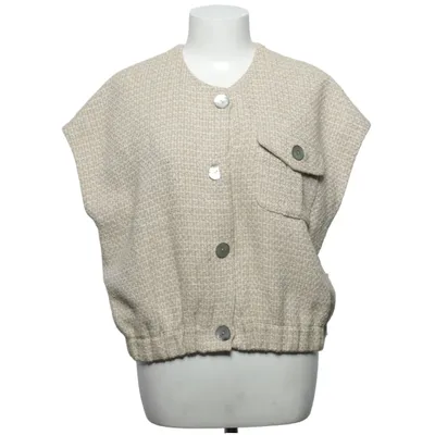 Jacket (Beige) from Lounge Apparel Cotton, Viscose
