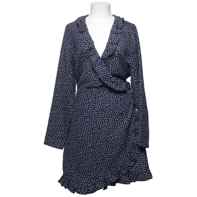 Omlottklänning (Blå, Vit) från Ally Bell Polyester