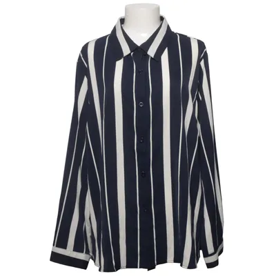 Skjorta (Blå, Vit) från Shein Curve Polyester
