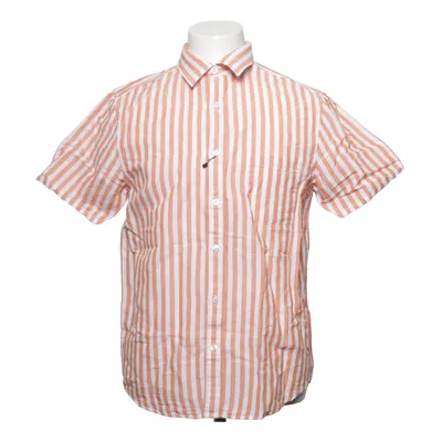 Chemise à manches courtes (Orange, Blanc) de East West Coton, Lin